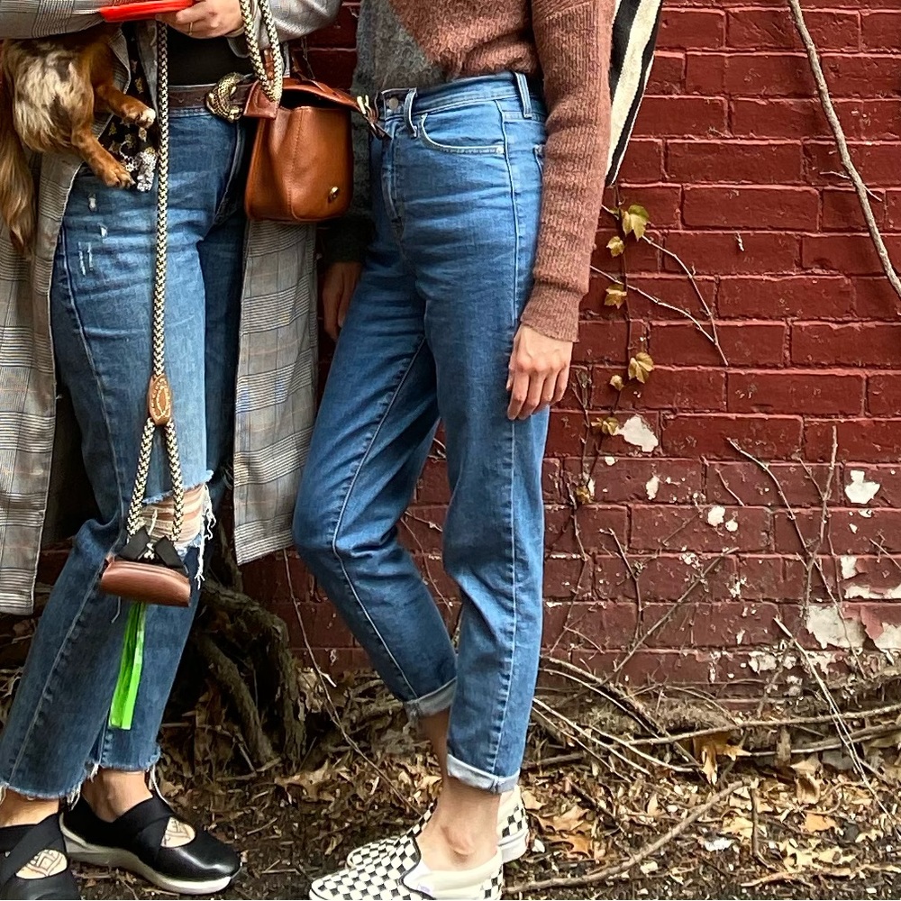 Levi’s high waisted taper jeans